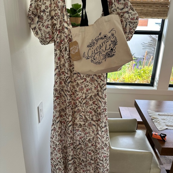 Brand New Tea Mints Midi Dress with Pockets from Cinnamon Girl - Picture 6 of 8